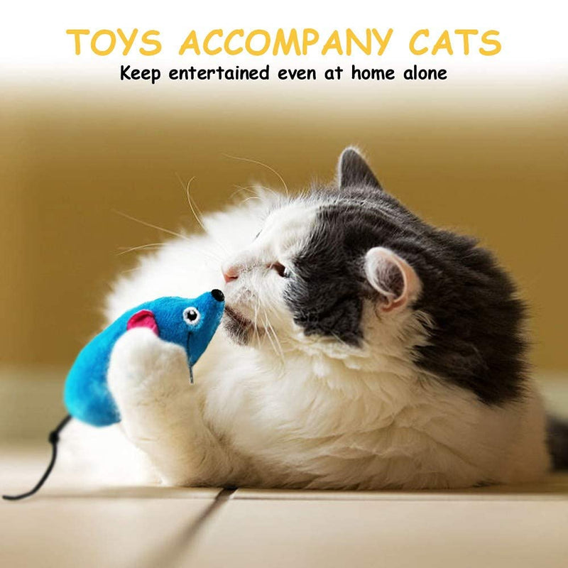 AWOOF Catnip Toys for Indoor Cats Interactive Cat Chew Toys 12 Pcs Cute Cartoon Cat Toys with Battle Catnip Boredom Relief Durable Kitty Bite Teeth Cleaning Toys - PawsPlanet Australia