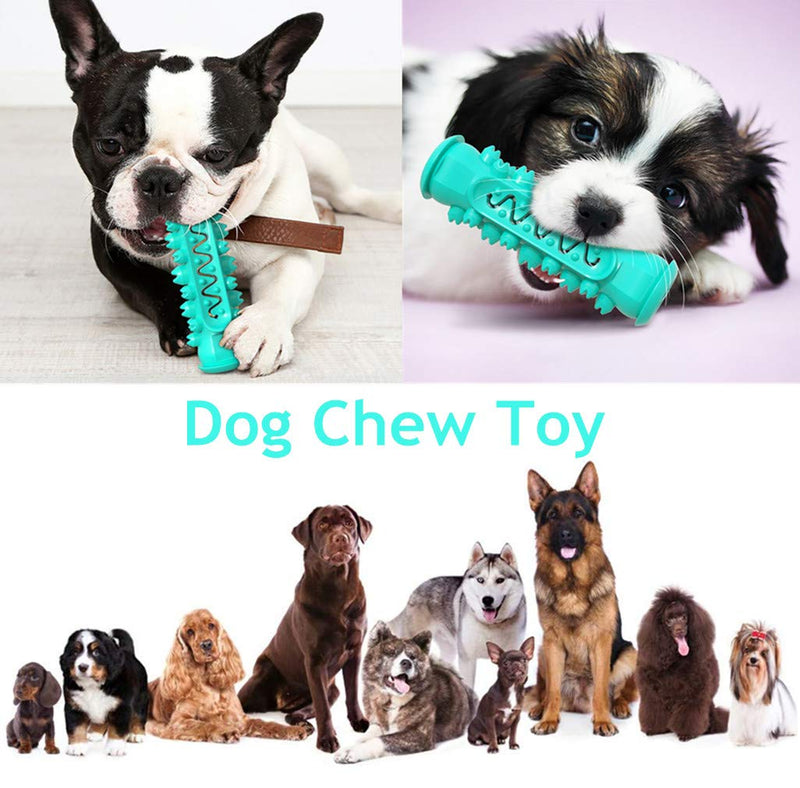 RuiChy Dog Toothbrush Chew Toy with Cleaning Brush Bite Resistant Tough Durable Doggy Toothbrush Stick Dental Oral Care Pet Chew Teeth Cleaning Toy for 25-70 LBS Small and Medium Dogs - PawsPlanet Australia