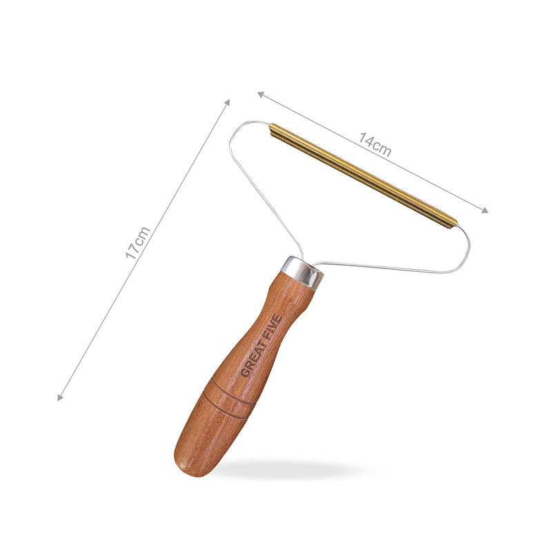 Great Five  1 Unit Cat Hair Remover, Pet Hair Remover for Carpet, Cat Hair Remover from Clothes, Pet Hair Remover Roller, Lint Remover Pet Hair Made of Prestigious Sapele Wood - PawsPlanet Australia