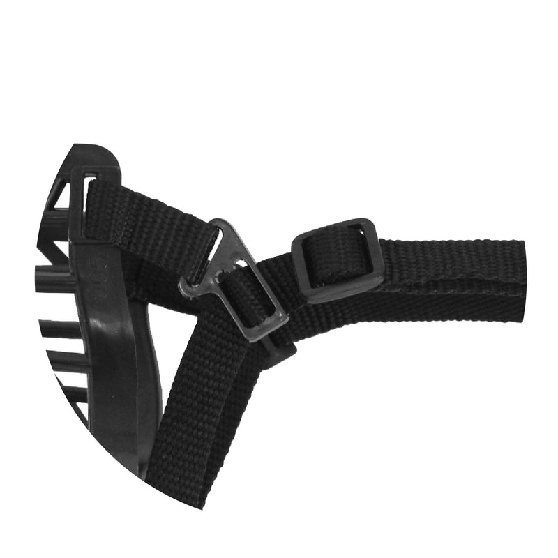 [Australia] - Downtown Pet Supply Basket Cage Dog Muzzles, Adjustable for Small, Medium and Large Dogs - Great for Training, Stops Biting Medium - Snout Circumference - 10" Black 