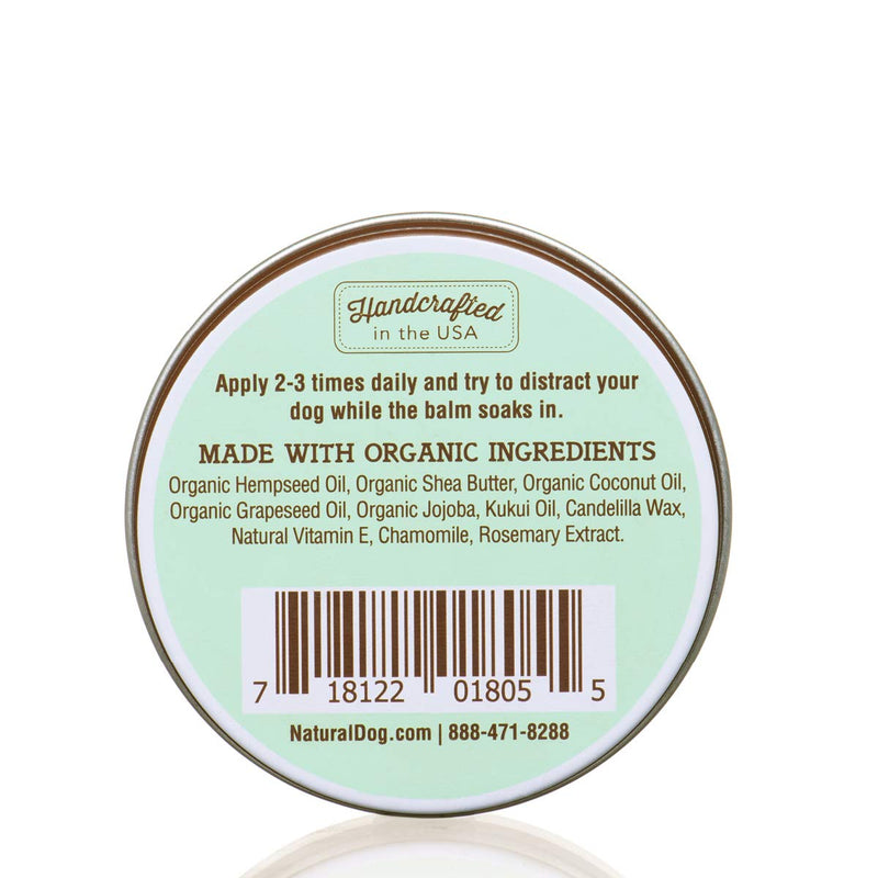 Natural Dog Company - Snout Soother | Dog Nose Balm for Chapped, Crusty and Dry Dog Noses, Organic, All Natural Ingredients 2oz/59ml Tin - PawsPlanet Australia