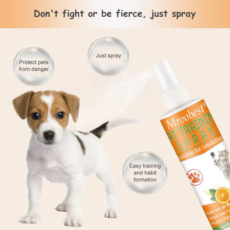 [Australia] - Mroobest Cat Scratch Deterrent Spray, Cat Trainin Spray, Stop Scratch Training Spray, Stress Prevent and Relax - Anti-Anxiety Spray for Pets, Suitable for Plants, Furniture, Floors 