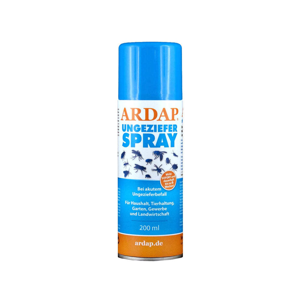 ARDAP vermin spray with immediate and long-term effect 200ml - insect spray to combat acute vermin and insect infestations such as mites, bed bugs and flies - effective protection for up to 6 weeks 200 ml - PawsPlanet Australia