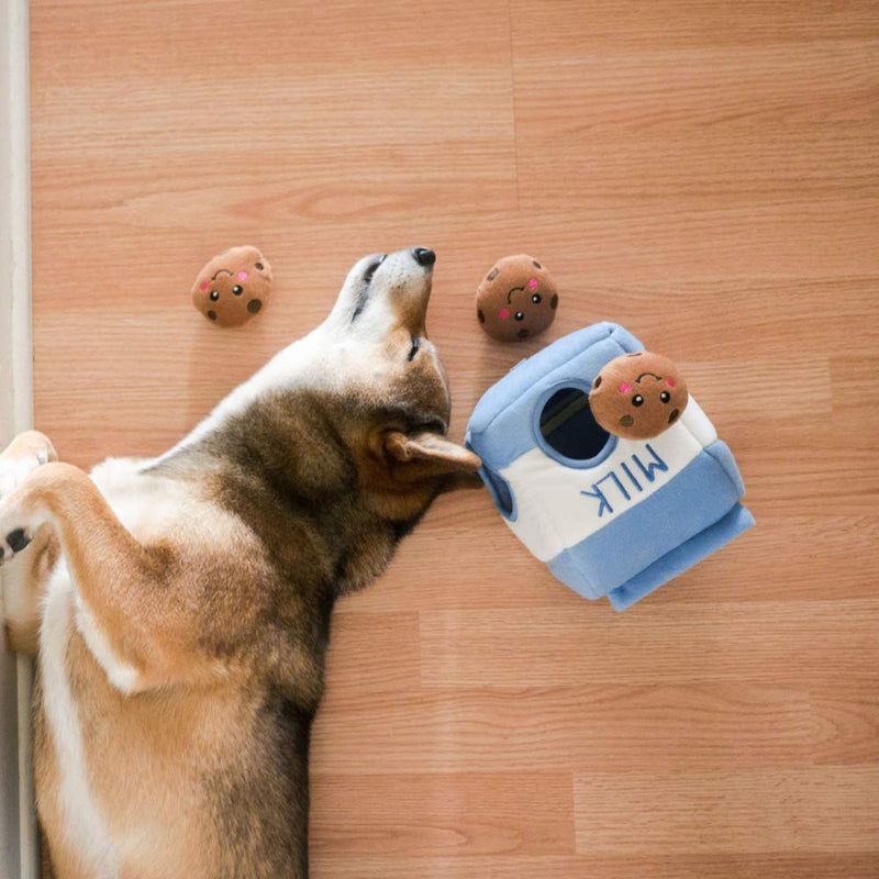 [Australia] - ZippyPaws - Food Miniz, Stuffed Squeaker Dog Toy and Replacement for Interactive Burrows - 3 Pack Cookie 