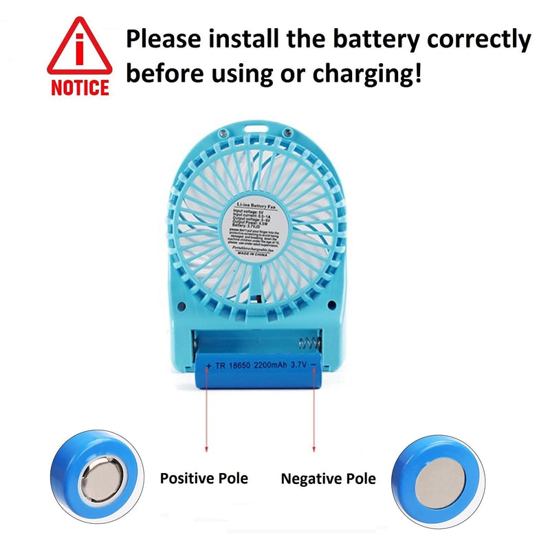 USB Mini Cooling Fan for Cat Backpack,Portable Rechargeable Battery Powered Handheld Personal Fan,Powerful Small Desk Fan 3 Speeds Adjustable Quite Table Fan with Light for Home Office Travel Camping - PawsPlanet Australia