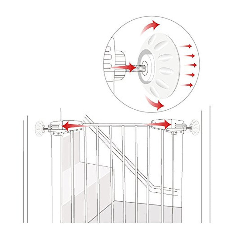 [Australia] - 4 Pcs Baby Gate Wall Protector Gates Wall Pads for Pressure Gates Wall Guards 