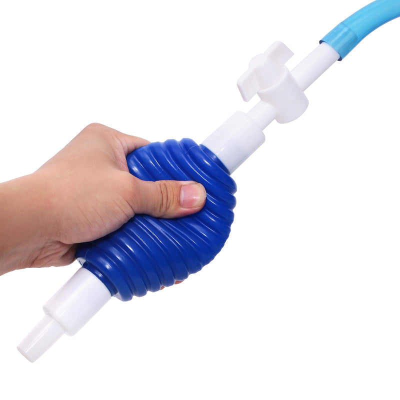 Meejaa Aquarium Siphon, Fish Tank Gravel Cleaner, Manual Vacuum Water Changer, Adjustable Water Flow Size Change Water Pipe, Used for Fish Tank Water Change and Cleaning Gravel and Sand﻿ - PawsPlanet Australia