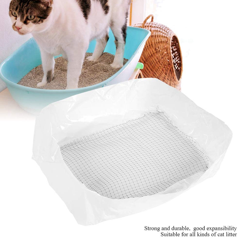 Hffheer 10Pcs Cat Litter Box Liners Reusable Cat Sand Sifter Bag Cat Litter Tray Filter Bag Puppy Kitten Litter Pan Liner Cat Litter Filter Bag Set - PawsPlanet Australia