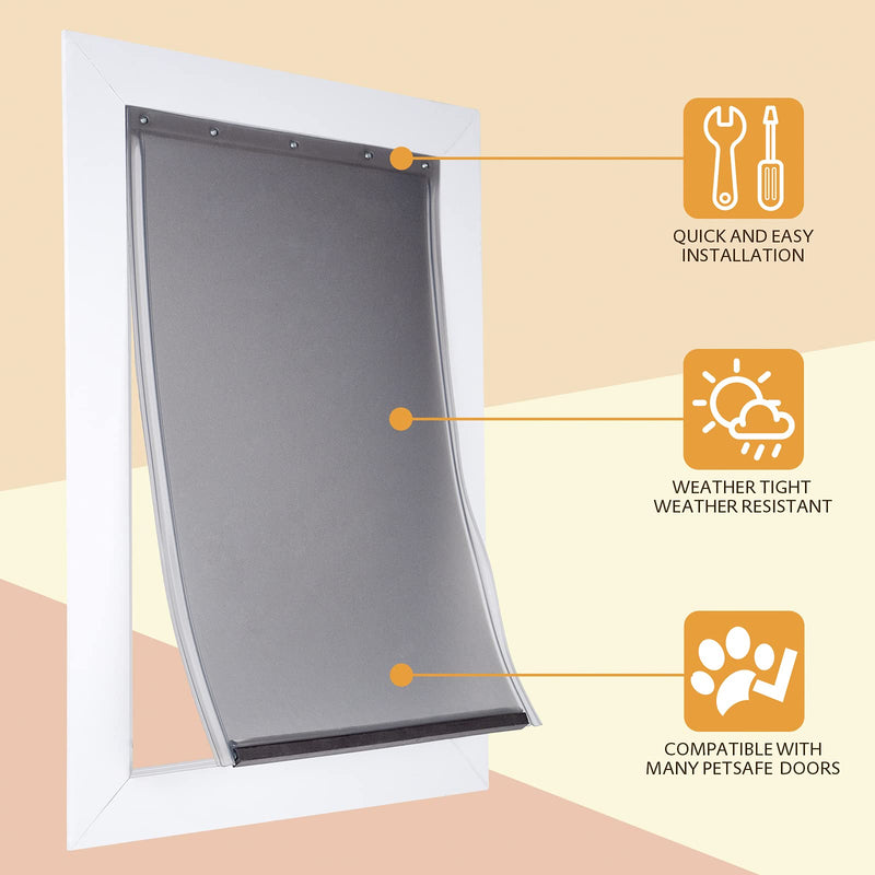 Medium Dog Door Durable Replacement Flap Compatible with PetSafe Freedom Pet Doors PAC11-11038 Measures 8 1/8” x 12 7/8” 8 1/8” x 12 7/8” - PawsPlanet Australia