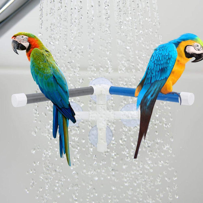 East buy Portable Suction Cup Shower Perch Window Wall Stand, Bird Window and Shower Perch Toy for Bird Parrot Parakeet Cockatiel Conure Macaw African Greys Amazon Finch Canary Bath Toy Accessories - PawsPlanet Australia