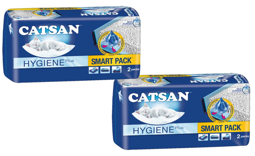 CATSAN Smart Pack - Non-clumping cat litter on absorbent fleece - 2 packs of 4 packs 16L (4x 4L) pack of 4 - PawsPlanet Australia