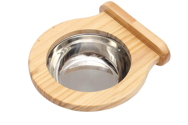 Hanging dog and cat bowls, cat food bowls, adjustable height pet bowls hanging cage kennel, elevated food or water bowls for puppy, kitten and bird One Bowl - PawsPlanet Australia