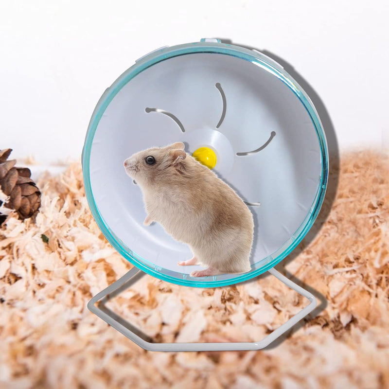 Aucks Silent Hamster Exercise Wheels 6.9 inch Stand Silent Spinner for Hamster Gerbils, Mice，Other Small Animals - PawsPlanet Australia