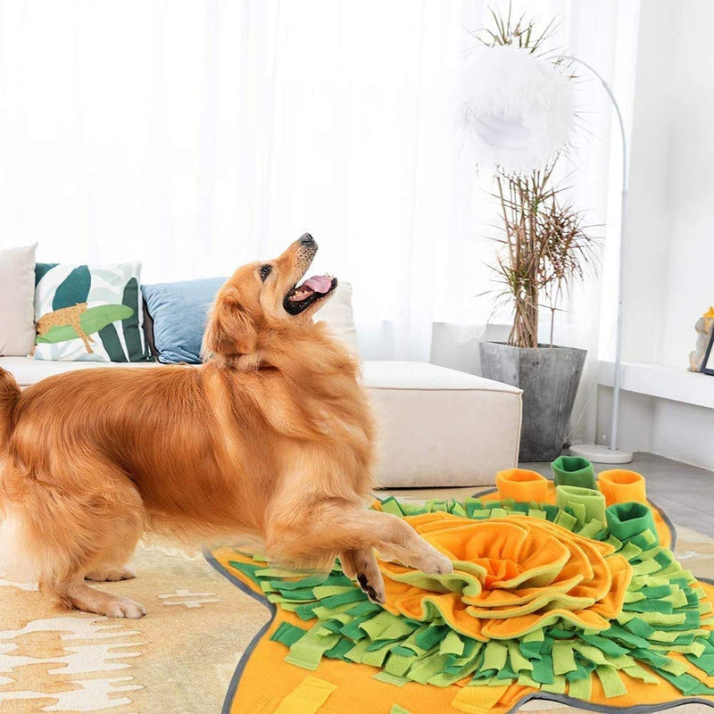 [Australia] - ulovemore qh Snuffle Mat for Dogs, Interactive Dog Toys Encourages Natural Foraging Skills Dog Puzzle Toys, Snuffle Mat for Small or Medium Dogs 