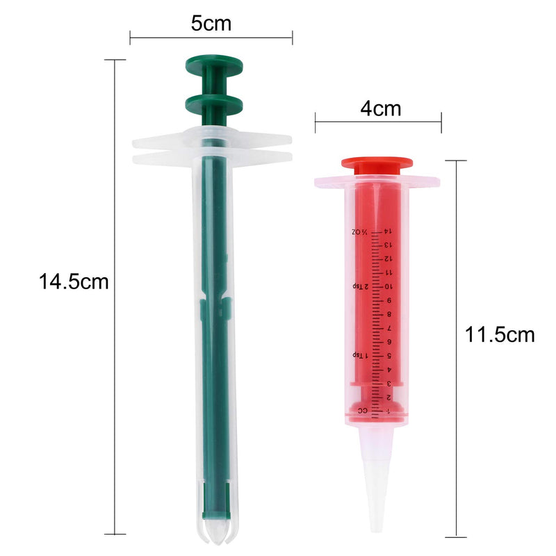 Qchomee 2Pcs Pet Medicine Feeding Syringe Reusable Pill Poppers Dispenser for Dogs Cats Pet Medicine Feeder Oral Tablet Capsule or Liquid Feeding Tool Kit - PawsPlanet Australia