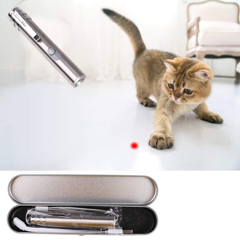 Makerfire 2 in 1 Cat Interactive Toy Dog Cat Catch Exercise Chaser Toy Pet Scratching Training Tool with USB Cable - PawsPlanet Australia