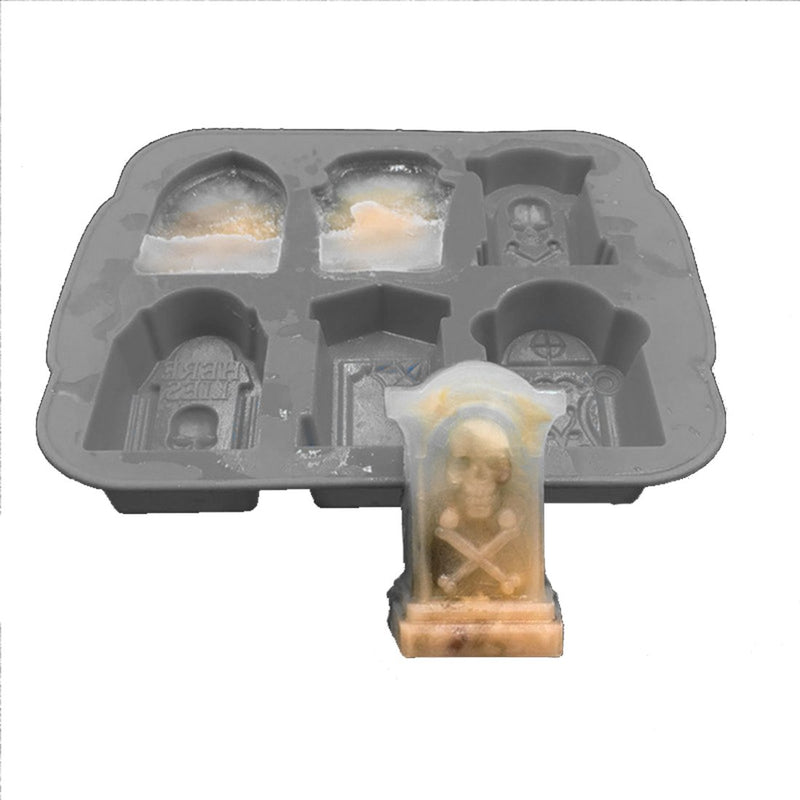 Silicone Ice Cube Trays Halloween RIP Gravestone Mold for Ice, Candy, Cake, Soap - PawsPlanet Australia