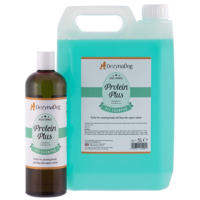 DezynaDog Magic Formula Protein Plus Pet Shampoo, 500 ml 500 ml (Pack of 1) - PawsPlanet Australia