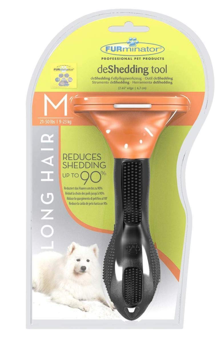 FURminator Long Hair DeShedding Tool for Medium Dogs - PawsPlanet Australia