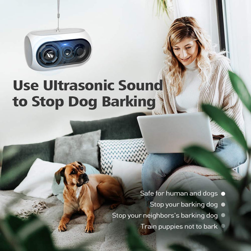 ulpeak Anti Barking Device, Bark Control Device for Small Large Dogs, Rechargeable Barks Control Training Device, Indoor & Outdoor Use, Safe for Small Medium Dogs 1 - PawsPlanet Australia