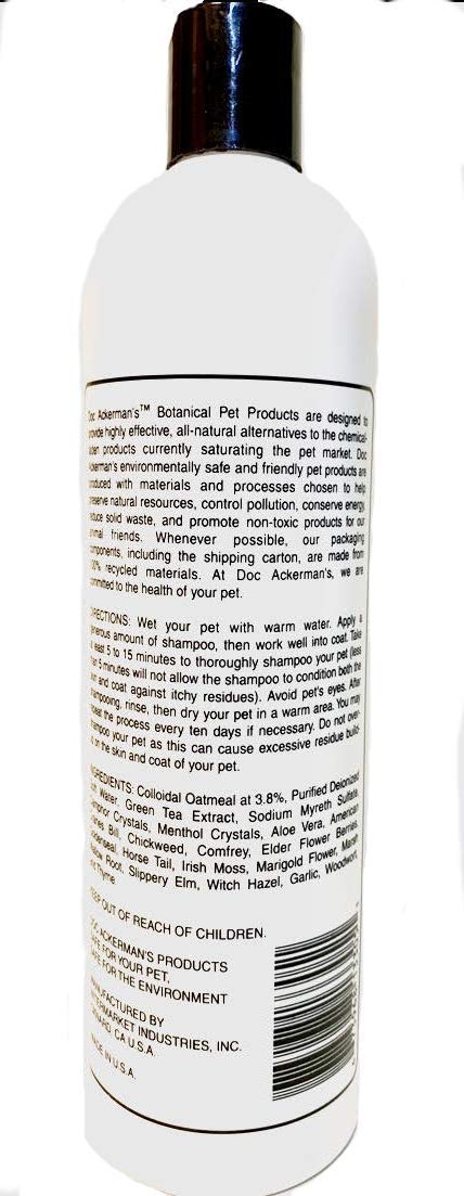 [Australia] - Doc Ackerman's Herbal Colloidal Oatmeal Shampoo 16 