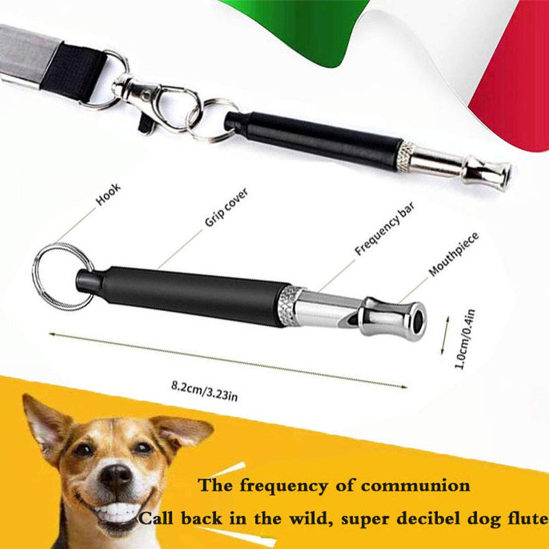 [Australia] - Dog whistle to stop barking Dog Whistle, Ultrasonic Dog Training Whistles with Adjustable Frequencies, whistle dogAdjustable Pitch Ultrasonic Training Tool Silent Bark Control for Dogs (2 Pack). 