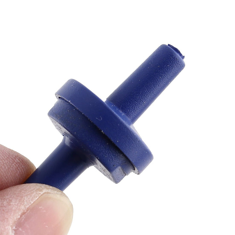 [Australia] - uxcell Plastic Aquarium Air Pump Double Head Check Valves 50 PCS Blue 