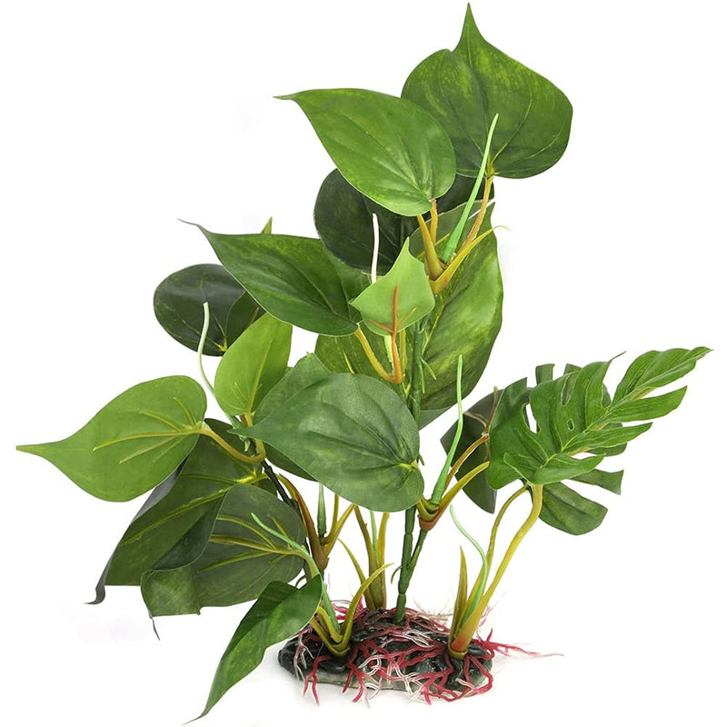 ANCLLO Aquarium Plastic Plant, Artificial Plant Lifelike Water Grass Decoration for fish tank - PawsPlanet Australia