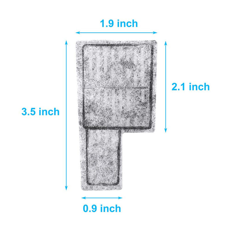 DaToo Aquarium Hang On Filter Small Fish Tank Hanging Filter Power Waterfall Filtration System 3PACK - PawsPlanet Australia
