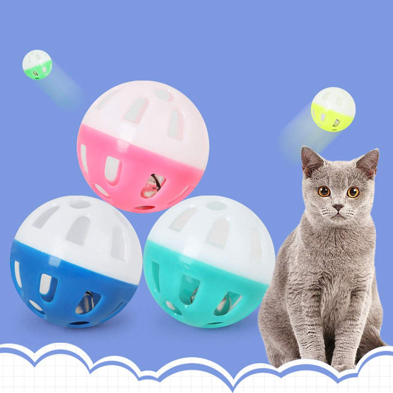 Fansport Cat Toys for Kit,11pcs Interactive Kitty Toy Set for Indoor with Feather Wand, Bell Ball Catnip Toy, Sisal Fish Board 11pcs - PawsPlanet Australia