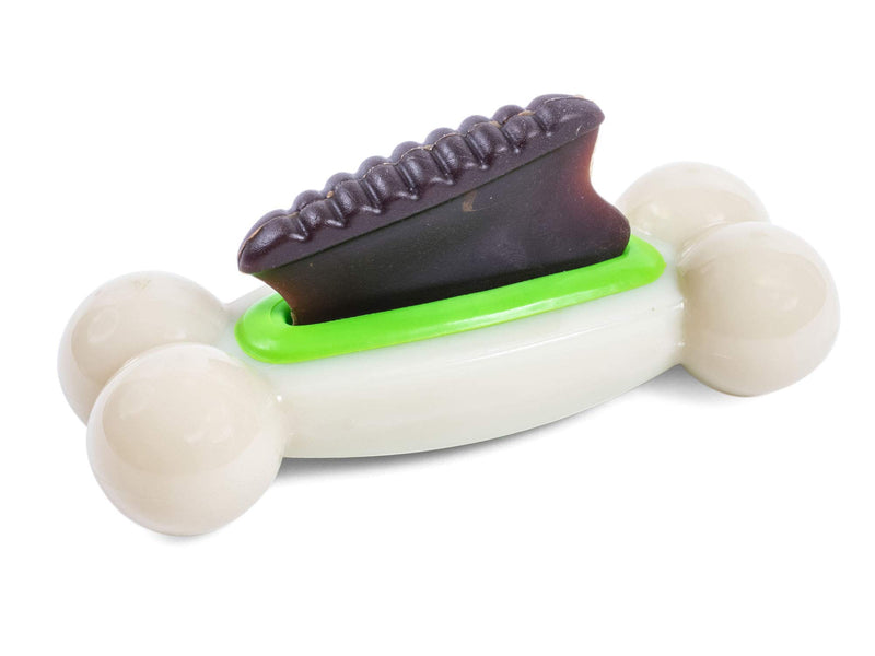 Toyz by Petface Nylon Treat Bone Chew Toy, 12 cm Medium - PawsPlanet Australia