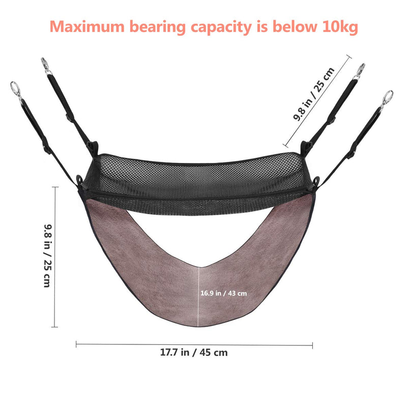 [Australia] - POPETPOP Cat Hammock Bed Pet Cage Hanging Bed for Cats/Small Dogs/Rabbits/Other Small Animals 