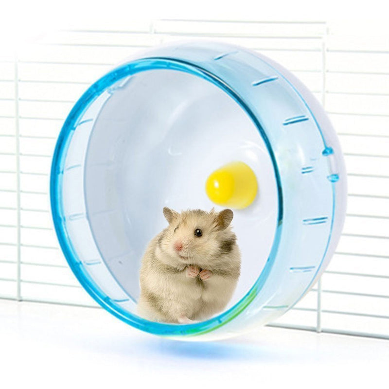 Itian® Silent Hamster Running Spinner Wheel Pet Running Toy For Small Animals Hamster Exercise Toy (Blue) - PawsPlanet Australia