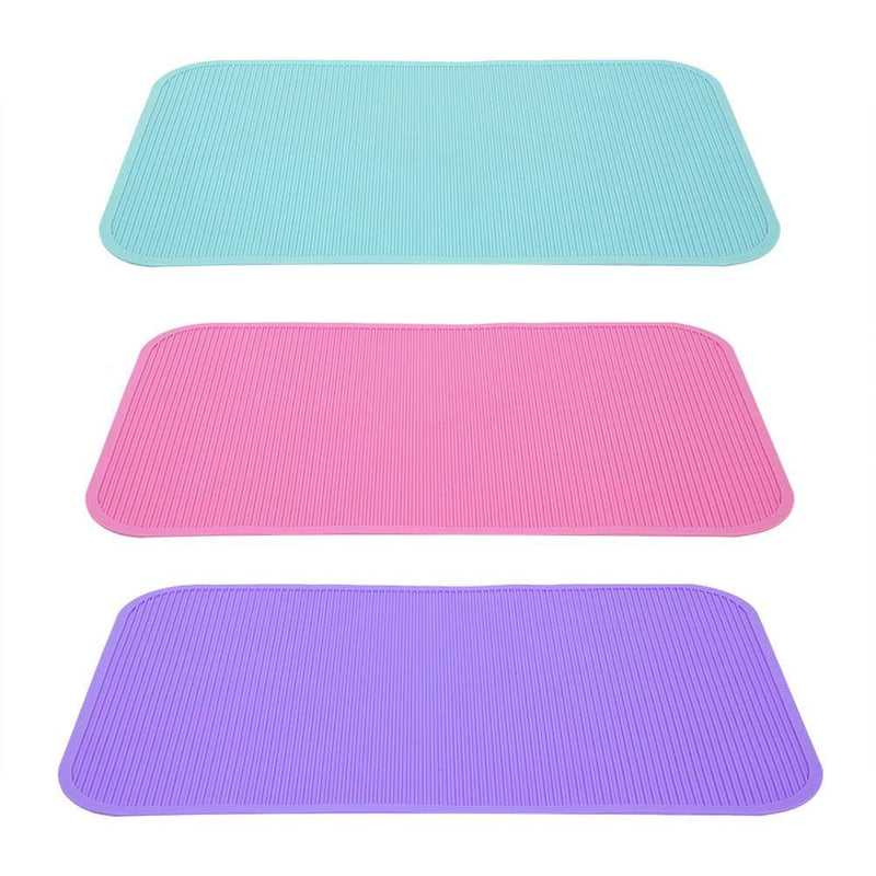 [Australia] - Pssopp Pet Grooming Mat Cat Dog Non-Slip Rubber Bathing Training Mat Pet Grooming Table Slip Resistant Rubber Mat(Purple) 