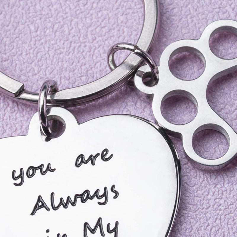 [Australia] - Pet Dog Memorial Gift Keychain for Remembrance Loss of Cats You are Always in My Heart Sympathy Gift  Owner Puppy DIY Engraved Key Ring Jewelry 