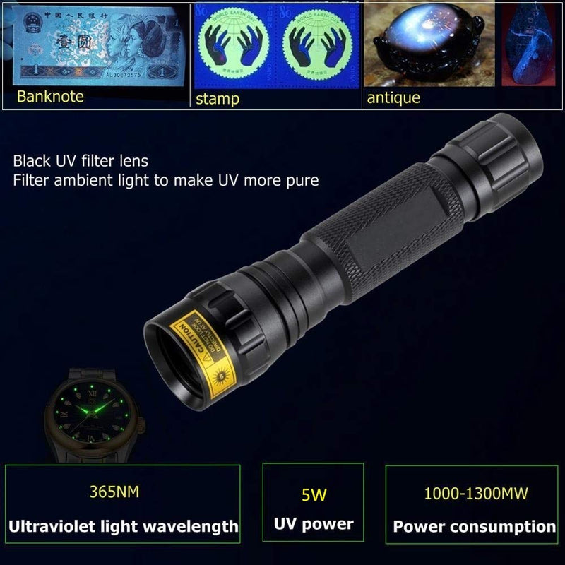 UV Torch Pets Black Light Led Lights UV Dogs/Cats Urine Detector Flashlight Black Light Ultraviolet Lamp Super Bright UV Light, for Pet Stain Find Dry Stains on Carpets/Rugs/Floor - PawsPlanet Australia