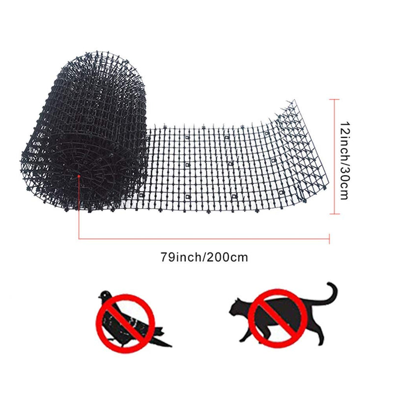 Kyrieval Thorn Grid Animal Barrier Garden Cat Animal Repellent Scat Spike Mat, Anti-Cat Network Digging Stopper Prickle Strip Home Spike Mat 1 PACK - PawsPlanet Australia