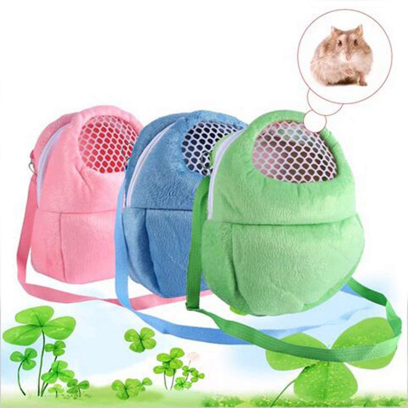 [Australia] - Yosoo Portable African Hedgehog Hamster Breathable Pet Dog Carrier Bags Handbags Puppy Cat Travel Backpack S White Mesh - Blue 