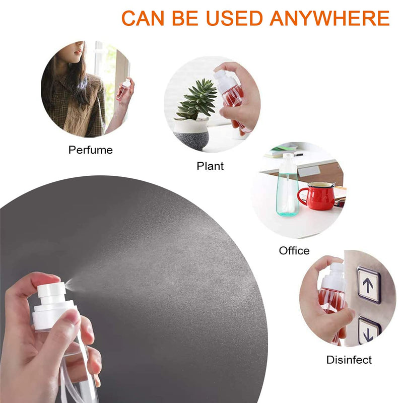Lahviuu Small Spray Bottle, Pack of 6, 30 ml Atomizer Spray Bottle, Empty Fine Mist Spray Bottle, Refillable, Portable Travel Bottles, for Essential Oils, Water, Alcohol, Cleaning, Hair and Make-Up, 6 Pieces/30 ml - PawsPlanet Australia