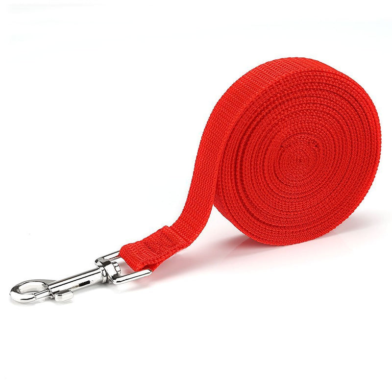 [Australia] - Pet Puppy Training Obedience Lead Leash (6Feet, red) 6Feet 