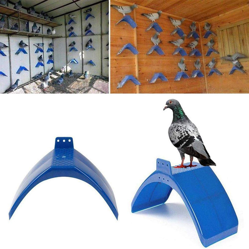 PeSandy Dove Rest Stand, 6PCS Lightweight Pigeons Rest Stand Bird Perches for Dove Pigeon and Other Birds, Durable Plastic Pigeon Perches Roost Bird Dwelling Stand Support Cage Accessories - PawsPlanet Australia