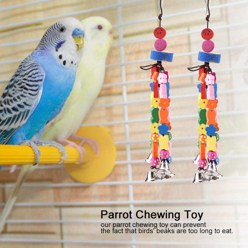 Bird Chewing Toy, Parrot Cage Bite Toys Wooden Block Tearing Toys for Small and Medium Parrots and Birds - PawsPlanet Australia