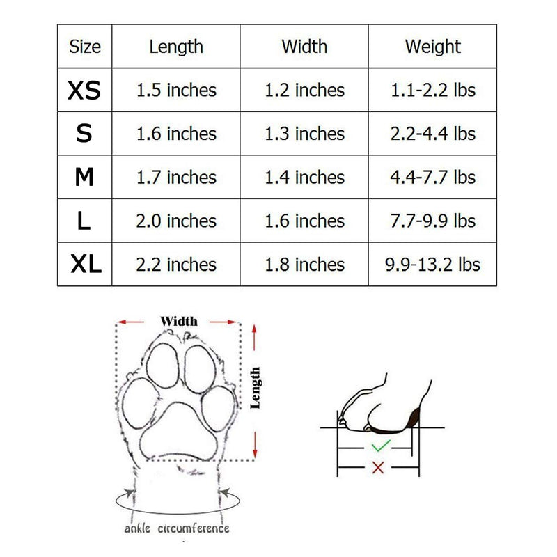 [Australia] - S-Lifeeling Winter Small Pet Lamb Skin Warm Teddy Puppy Dog Cotton Waterproof Shoes Anti-Slip Sole Snow Boots 