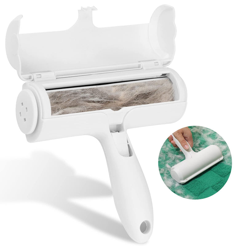 flintronic animal hair remover lint roller, lint roller for animal hair, lint roller for pet hair, lint brush, lint roller for dog hair, cat hair, reusable on sofa, clothing, carpet, furniture #1 blue - PawsPlanet Australia