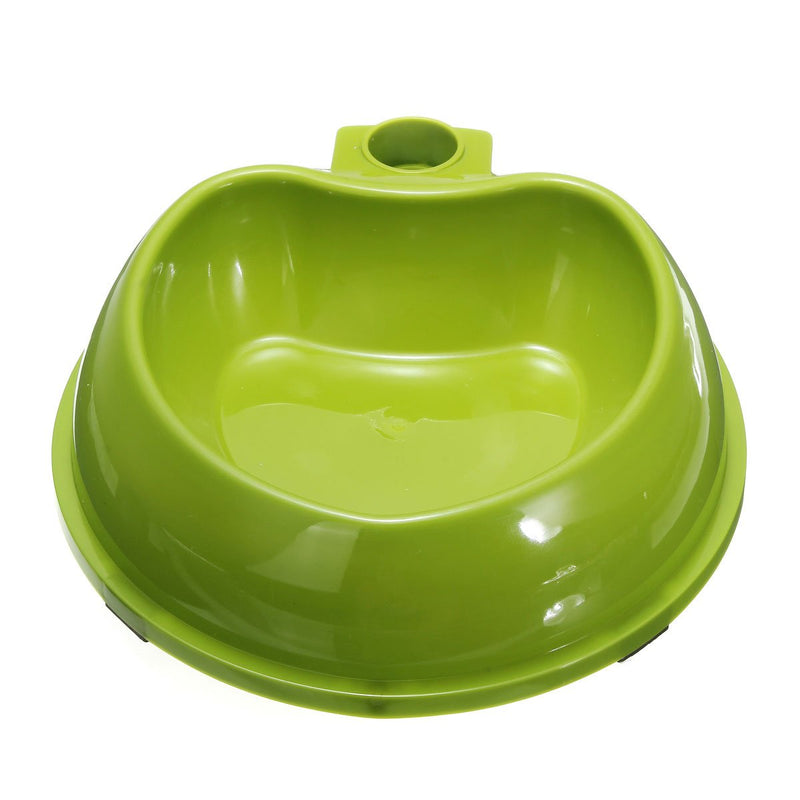 LEXPON Pet Drinking Fountain Plastic Dog Cat Dish Bowl Bottle Water Dispenser Drinker Food Feeder Lift Green - PawsPlanet Australia