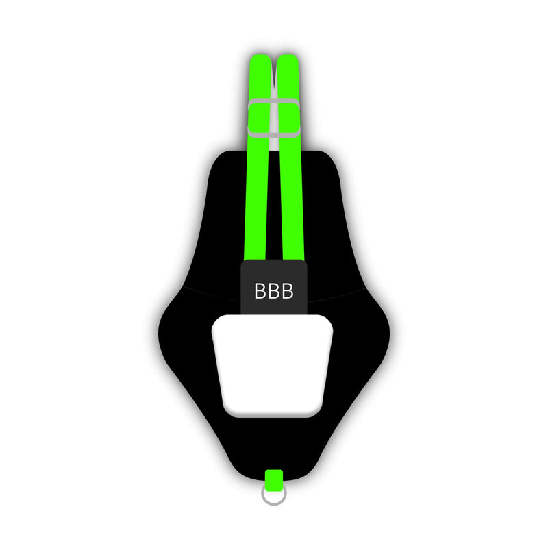 [Australia] - Bev's Bird Boutique - Black and Lime Green Flyper (Open Back Design) 7.5 