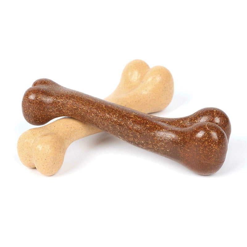 Dog Bone Toy，Dog Chew Toys Indestructible，Dog Bones，Tough Dog Toys，Dog Toothbrush Chew Toy，Aggressive Chew Toys for Dogs，Large Dog Toys for Boredom，Durable and Hard Beef-Flavored Dog Snack Chew Toy Beef flavor - PawsPlanet Australia