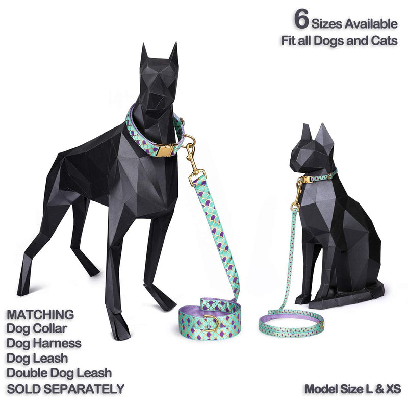 [Australia] - waaag Pet Supplies, (Glory Mermaid) Cat Collar, Dog Collar, Cat Leash, Dog Leash, Small Dog Collar, Medium Dog Collar, Large Dog Collar S Pet Leash 