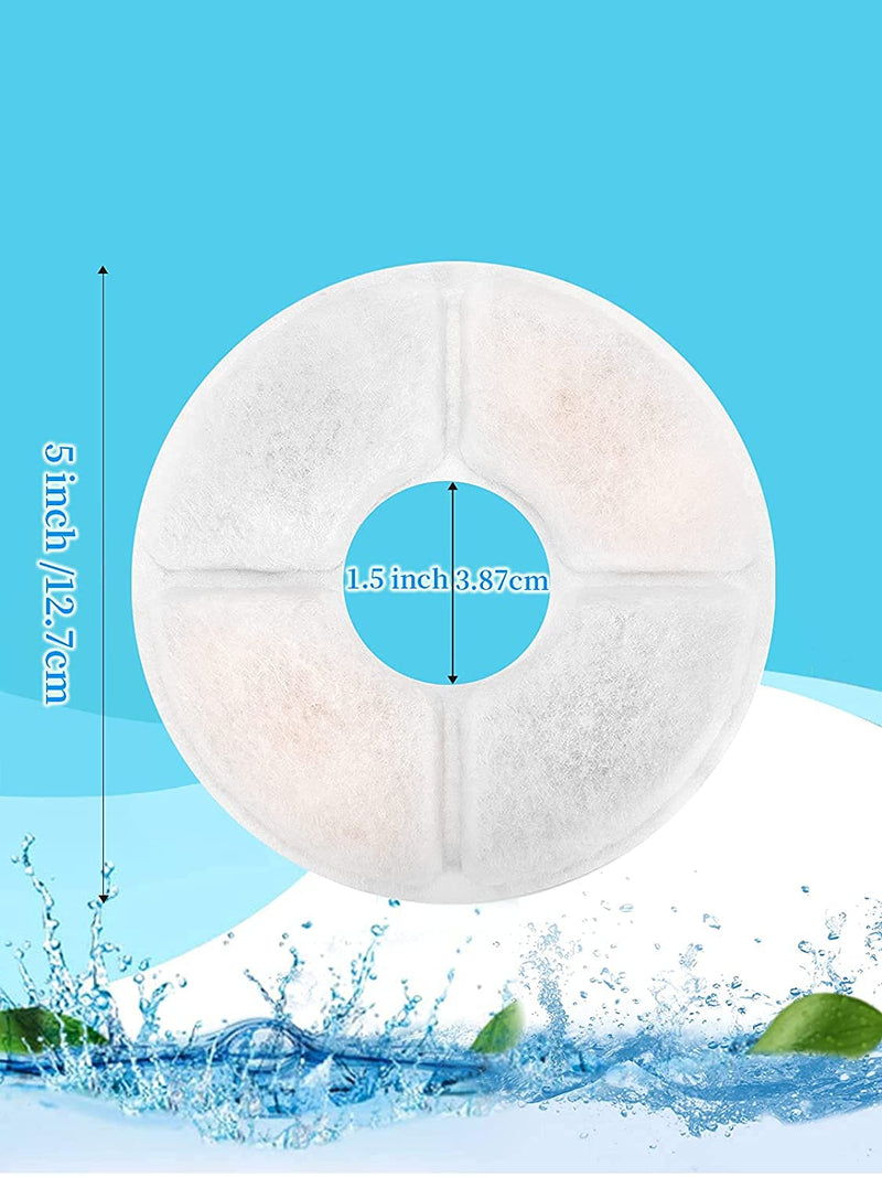 Pet water fountain filters, cat fountain filter, Pet Water Fountain Filters for Flower Fountains, Pet Water Fountain Filters, Fresh and Clear Replacement FiltersFilters for Cat Flower Water Fountain - PawsPlanet Australia