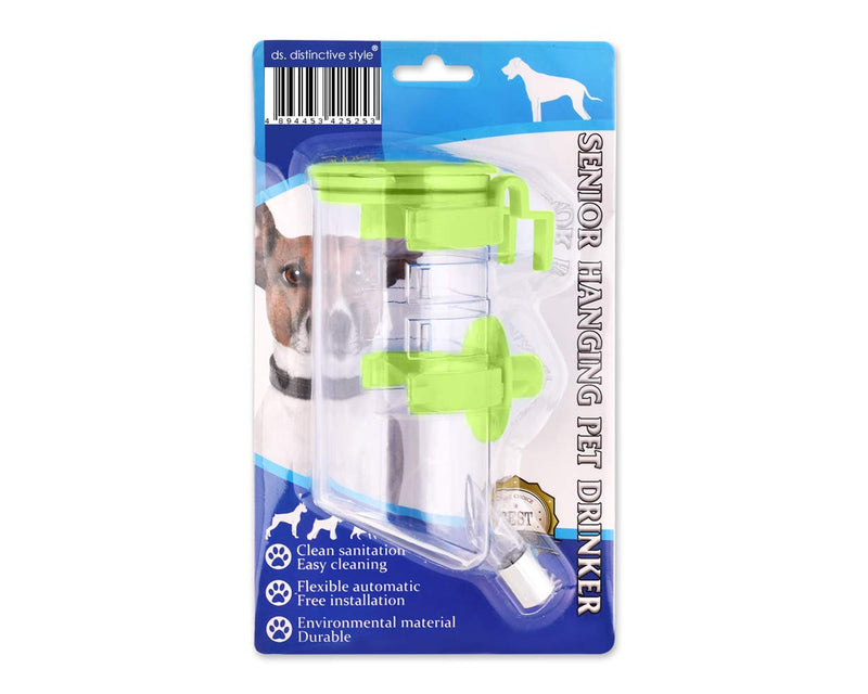 ds. distinctive style Rabbit Water Bottle No Drip 350ml/12oz Puppies Crate Water Dispenser Pet Cage Hanging Water Bottles - Green - PawsPlanet Australia